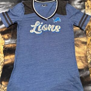Detroit Lions NFL Team Apparel Blue T-Shirt